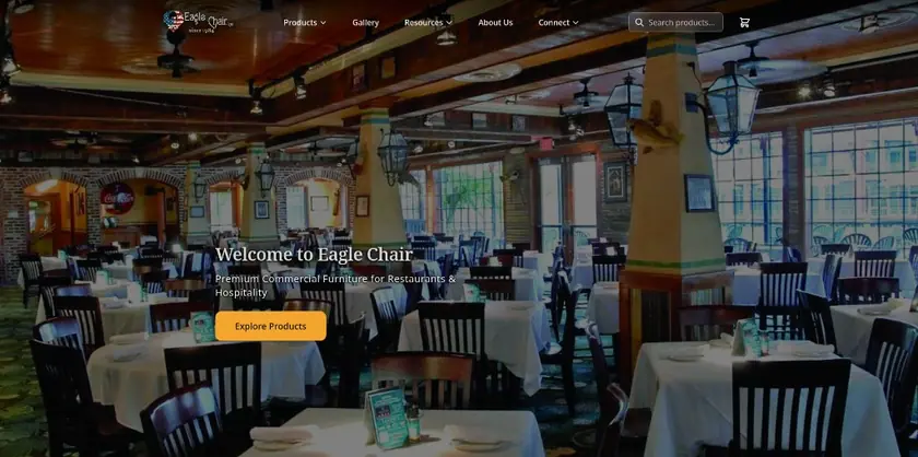 EagleChair — A digital flagship for a furniture manufacturer.